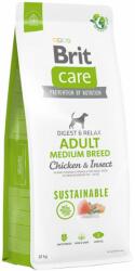 Brit Brit Care Dog Sustainable Adult Medium Breed cu Pui, 12 kg