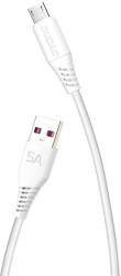 Dudao USB to Micro USB Cable Dudao L2M 5A, 2m (White) (L2M Micro 2m) - scom