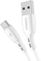 Vipfan USB és USB-C kábel Vipfan Racing X05, 3A, 3m (fehér) (X05TC-3m-white) - scom