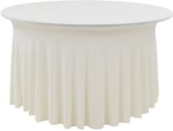 vidaXL Huse elastice masă lungi, 2 buc. , crem, 180 x 74 cm (133601)