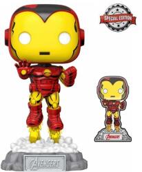 Funko POP! Iron Man (Marvel) Special Kiadás + kitűző (POP-1172)