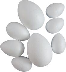 Pentacolor Pentacolor: Polisztirol tojás 10 cm-es 10 db/csomag (209)