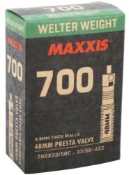 Maxxis Welter Weight (0, 9 mm) 622x23/32 (700c) országúti belső gumi FV80 (80 mm hosszú szeleppel, bontható presta), 97g