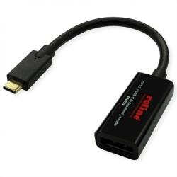 Roline Adaptor bidirectional USB type C la Displayport 4K60Hz T-M, Roline 11.04. 5957 (11.04.5957-10)
