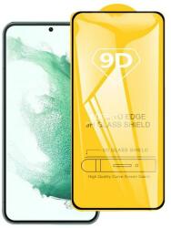  Temp-glass631274451 Samsung Galaxy S23 Plus 5G 9D-teljes (teljes felület ragasztó) teljes lefedettséget biztosító karcálló, ütésálló kijelzővédő üvegfólia kerettel, tempered glass, törlőkendővel (Temp