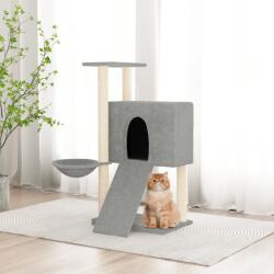 vidaXL Ansamblu de pisici, stâlpi din funie sisal, gri deschis, 96 cm (171646) - comfy
