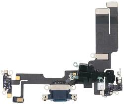 tel-szalk-1929702237 Apple Iphone 14 töltőcsatlakozó port, flexibilis kábel / töltő csatlakozó flex sötétkék (tel-szalk-1929702237)