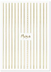  Moyra Körömdíszítő csíkok - Chain No. 01 arany (01no)