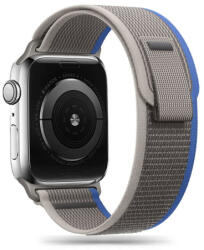 Tech-Protect Nylon szíj Apple Watch 42/44/45/49mm, grey/blue - mobilego
