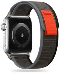 Tech-Protect Nylon szíj Apple Watch 38/40/41mm, black/orange - mobilego