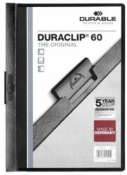 DURABLE Klip mappa 60lap Durable Duraclip®, fekete (220901) - web24