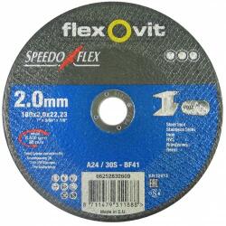 Flexovit Vágókorong SPEEDO 180x2, 0mm fém-inox (66252832609)