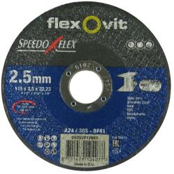 Flexovit Vágókorong SPEEDO 115x2, 5mm fém-inox (66252919983)