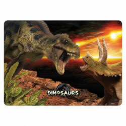 DERFORM Dinoszaurusz asztali alátét, 30x40cm, DN18 (DFM-PLADN18) - officetrade