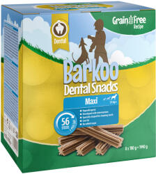 Barkoo Barkoo Pachet economic Dental Snacks 28 sau 56 bucăți - rețetă FĂRĂ CEREALE pentru câini mari (1, 44 kg)