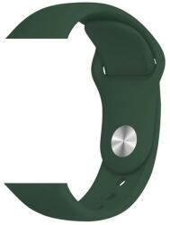 Utángyártott Apple Watch szíj Szilikon 38/ 40/ 41 mm - katonazöld (OS-0213)