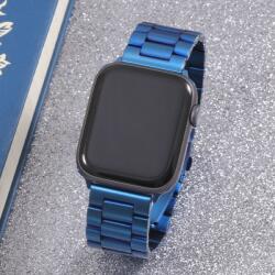 Utángyártott Apple Watch szíj 42/ 44/ 45/ 46 /49 mm fém- kék (OS-0177)