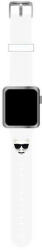 Karl Lagerfeld Apple Watch szíj (38/40/41/42mm(Series 10) Karl Lagerfeld Choupette Head fehér (OS-0344)