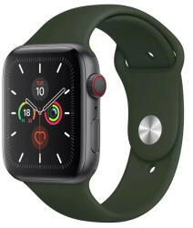 Utángyártott Apple Watch szíj Szilikon 42/ 44/ 45/ 49 mm - kheki (OS-0017)