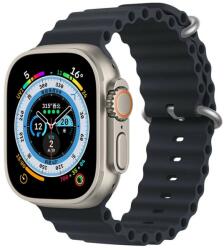 Utángyártott Apple Watch szíj Ocean (38/40/41/42mm(Series 10) - fekete (OS-0298)