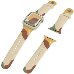 Utángyártott Apple Watch szíj (38/40/41/42mm(Series 10) Moro Szilikon terepmintás design 1 (OS-0076)