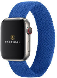 Tactical Apple Watch 42/ 44/ 45/ 46 /49 mm Tactical 775s kötött óraszíj M-es méret - kék (OS-0061)