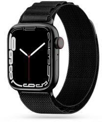 Utángyártott Apple Watch szíj (38/40/41mm) Alpesi szövet - fekete (OS-0292)