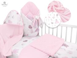 MimiNu by Kieczmerski MimiNu, Baby Shower, set pentru bebelusi, roz, 90x120 cm