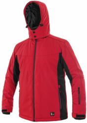 CXS Férfi meleg softshell kabát VEGAS - Piros / fekete | M (1220-013-260-93)
