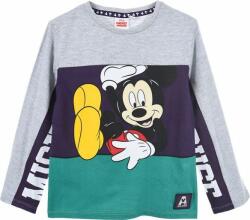 DISNEY Mickey egér sportos pulóver - szürke-kék-zöld Méret: 104