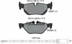 TEXTAR set placute frana, frana disc TEXTAR Q+ 2392707 (2392707)