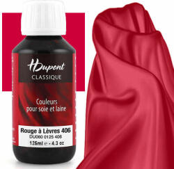  H Dupont Classique gőzfixálós selyemfesték 125 ml - 406 rúzspiros, rouge a levres