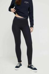 Tommy Hilfiger leggings otthoni viseletre sötétkék, sima - sötétkék XL