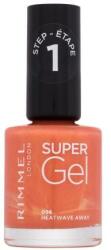 Rimmel Super Gel STEP1 lac de unghii 12 ml pentru femei 096 Heatwave Away