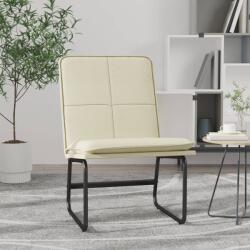 vidaXL Scaun de relaxare, crem, 54x75x76 cm, piele artificială (351331)