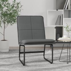 vidaXL Scaun de relaxare, gri, 54x75x76 cm, piele artificială (351333)