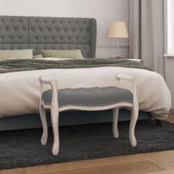 vidaXL Bancă, gri închis, 80x45x60 cm, textil (344430)