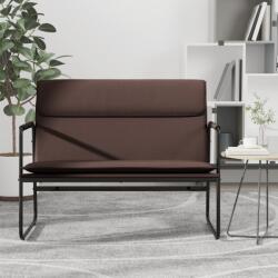 vidaXL Bancă, maro, 100x64x80 cm, piele ecologică (351368)