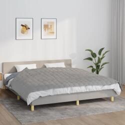 vidaXL Pătură cu greutăți, gri, 155x220 cm, 7 kg, material textil (350722) Patura