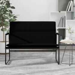 vidaXL Bancă, negru, 100x64x80 cm, textil (351353)