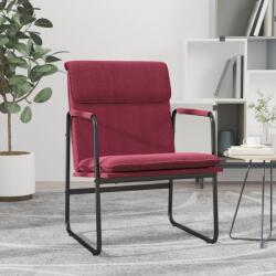 vidaXL Scaun de relaxare, roșu vin, 55x64x80 cm, material textil (351345)