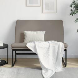 vidaXL Bancă, gri taupe, 100x75x76 cm, material textil (351326)