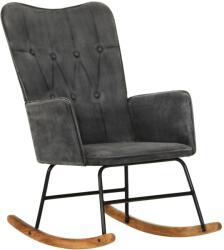 vidaXL Scaun balansoar, negru vintage, pânză (339686) Balansoar