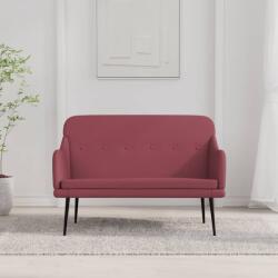 vidaXL Bancă, roșu vin, 110x76x80 cm, textil (351486)