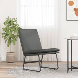 vidaXL Scaun de relaxare, gri închis, 52x75x76 cm, material textil (351313)