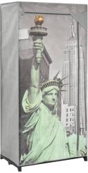 vidaXL Șifonier New York, 75 x 45 x 160 cm, material textil (282461) Garderoba