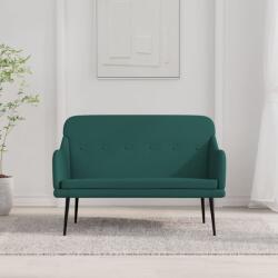 vidaXL Bancă, verde închis, 110x76x80 cm, textil (351487)