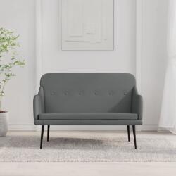vidaXL Bancă, gri închis, 110x76x80 cm, textil (351484)