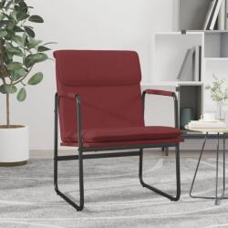 vidaXL Scaun de relaxare, roșu vin, 55x64x80 cm, piele artificială (351364)
