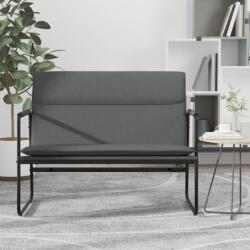vidaXL Bancă, gri închis, 100x64x80 cm, textil (351352)